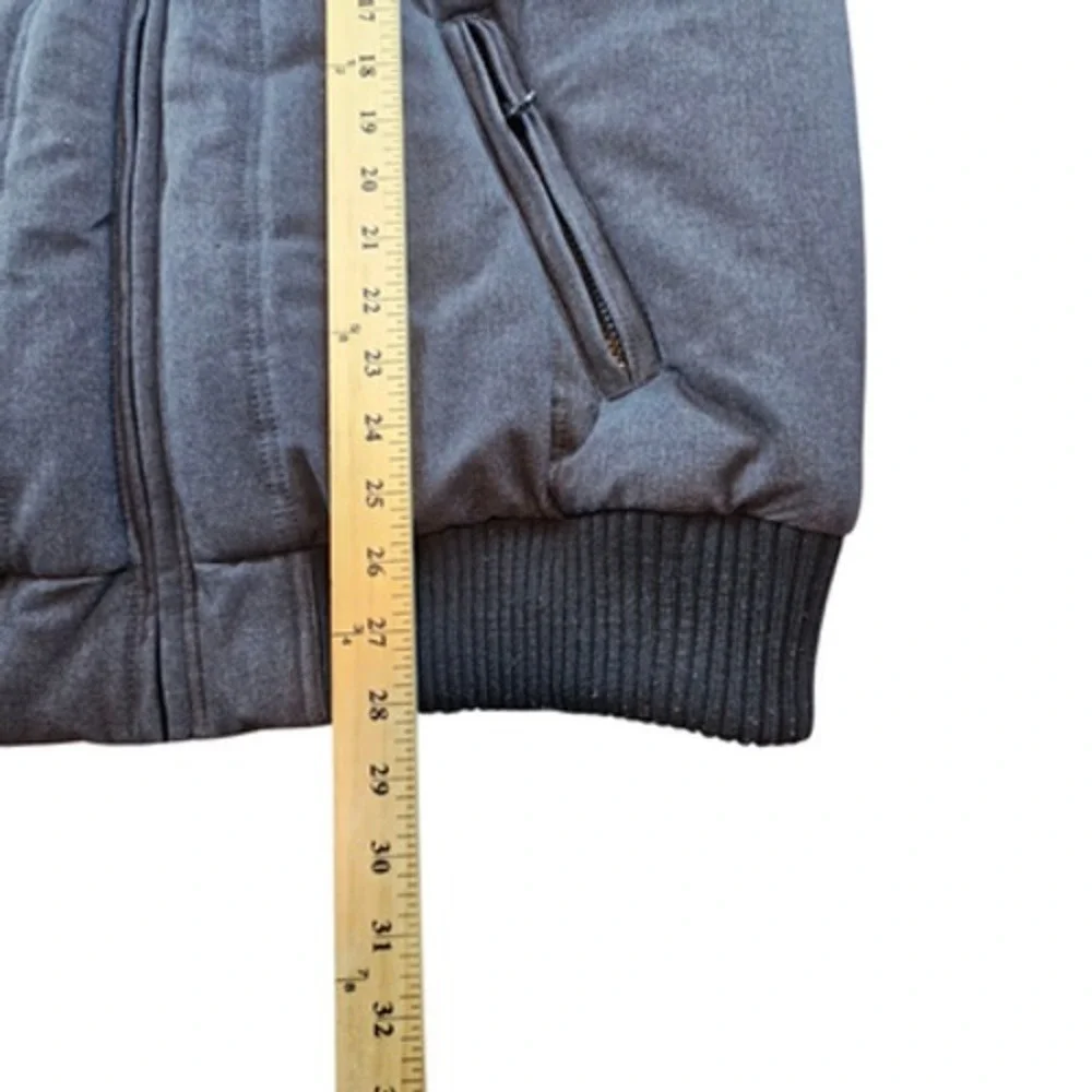 Levis‎ Vest Mens 2XL Gray Puffer Quilted Sleeveless Full Zip Pockets Jacket